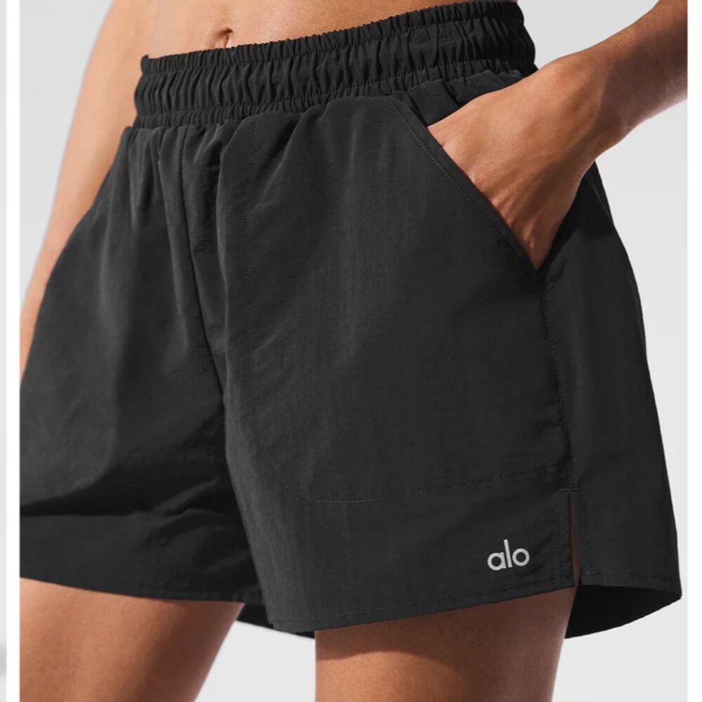 Alo Yoga Alumni Shorts Black Size Small